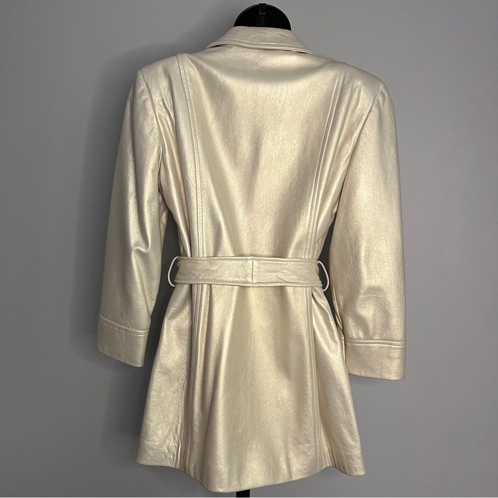 Vintage Oscar de la Renta Leather Jacket - Picture 2 of 11